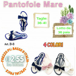 Stock Pantofole Mare