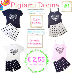 Stock Pigiami Donna 1
