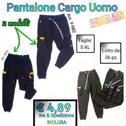 Stock Pantaloni Cargo Uomo