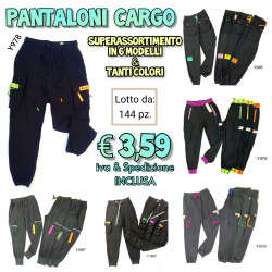 Stock Pantaloni Cargo