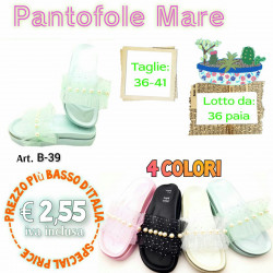 Stock Pantofole Mare